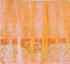 Полотенце махра Rose Флора Цвет: Оранжевый (70*140)